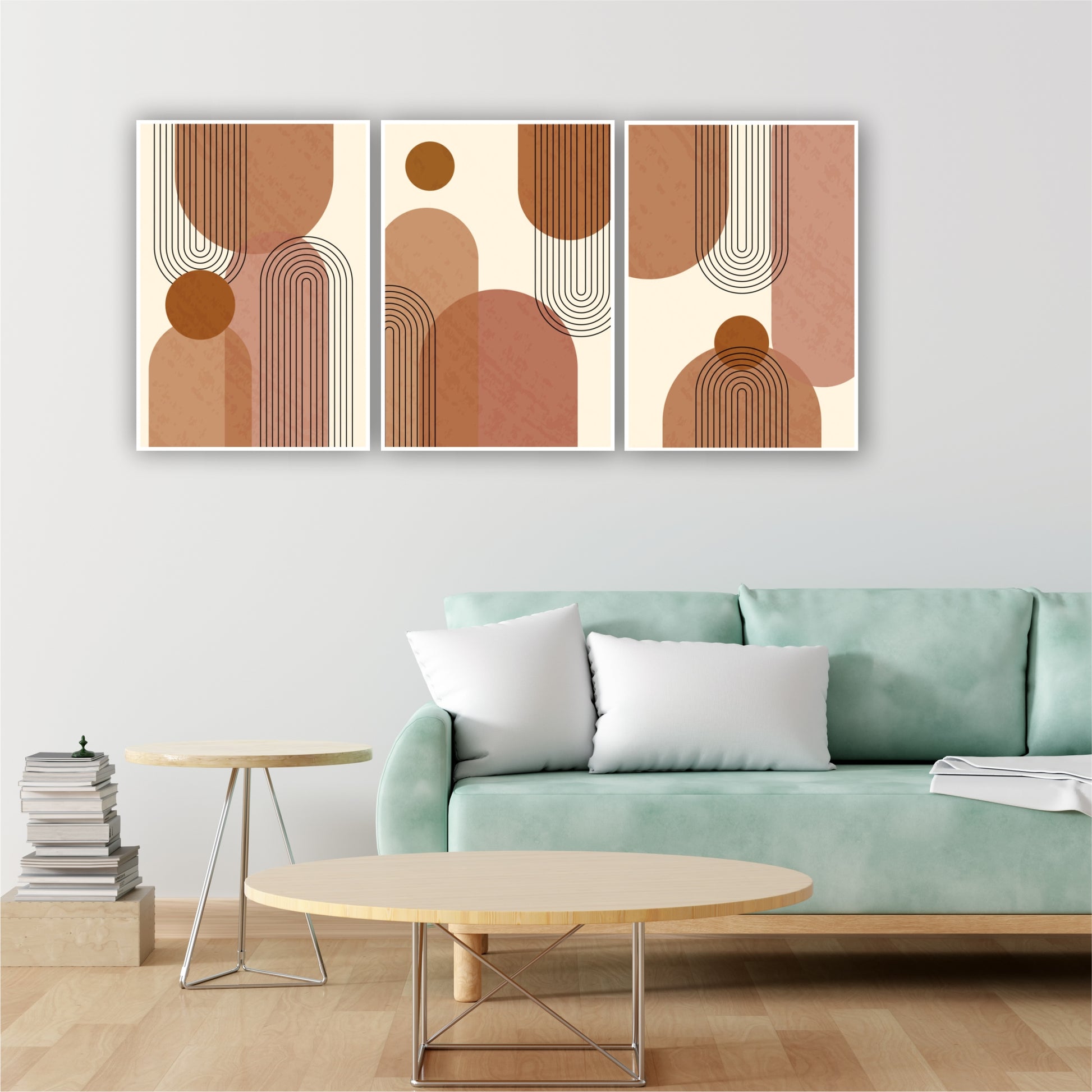 Pack Of 3 Multicolor Century Boho Printed Wall Decor For Any Space