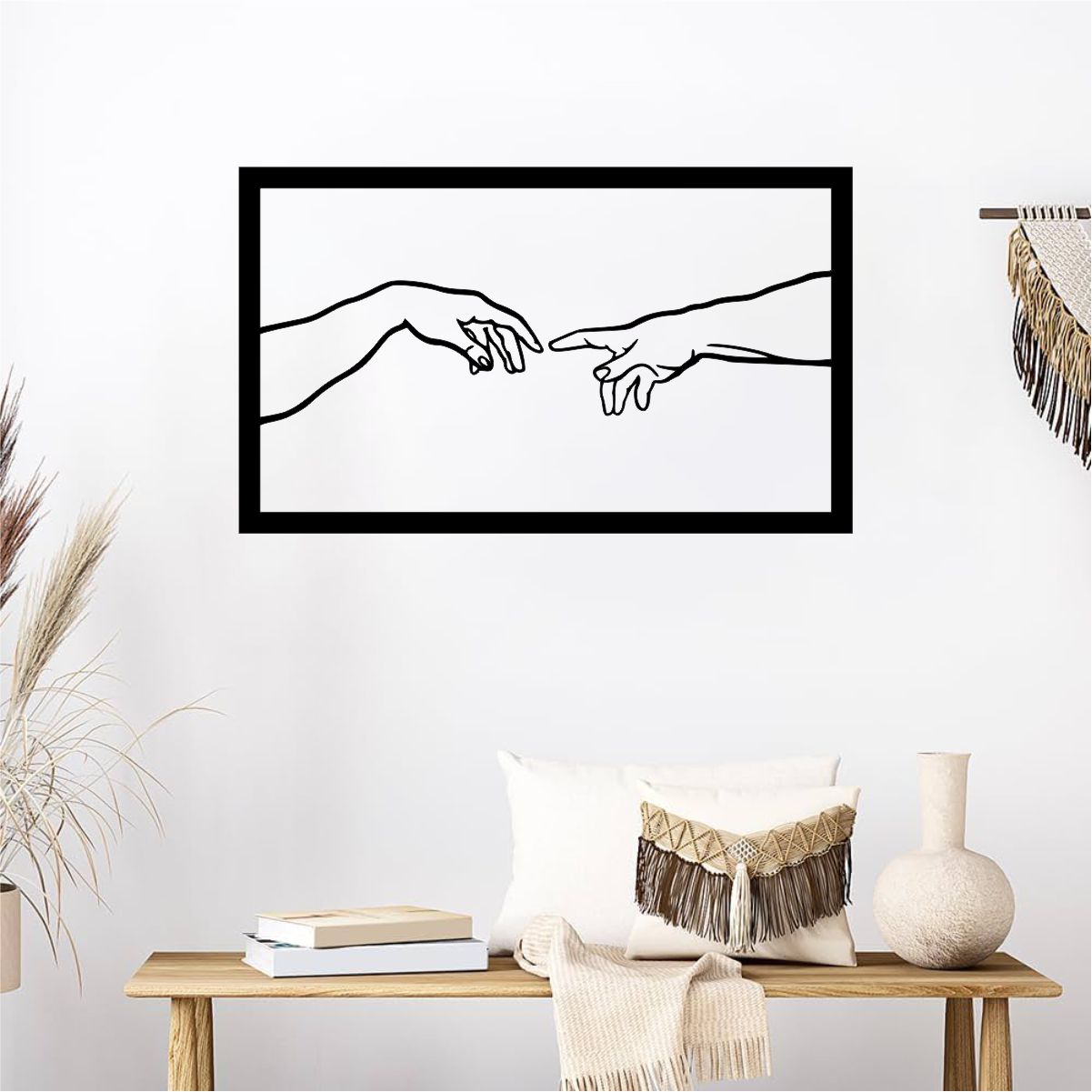 Wooden Hand Sign Design Wall Art | For Wall Decoration