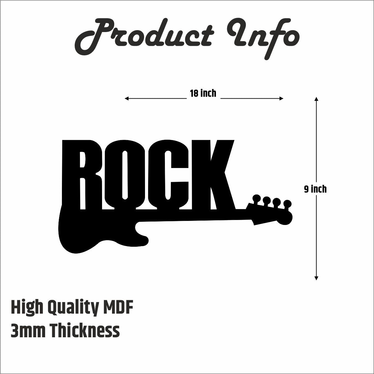 Rock Wall Decor sign