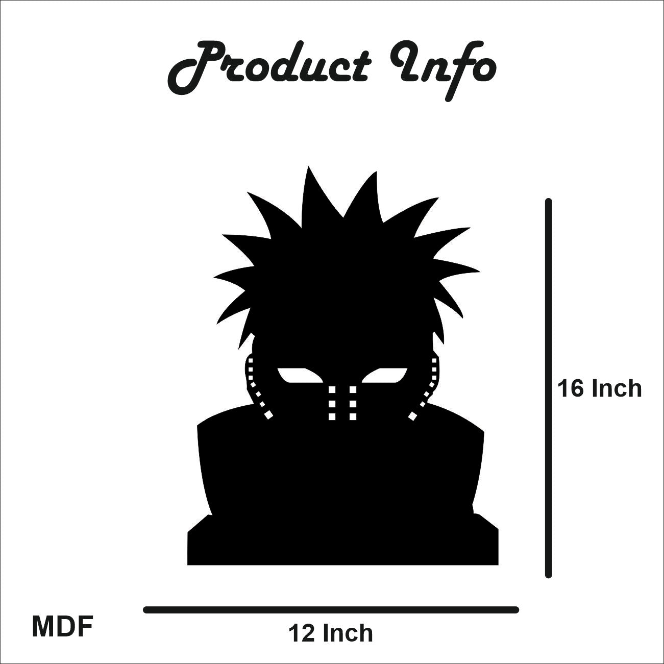 Pain Backlit wall Decor | Naruto | Anime walll Decor