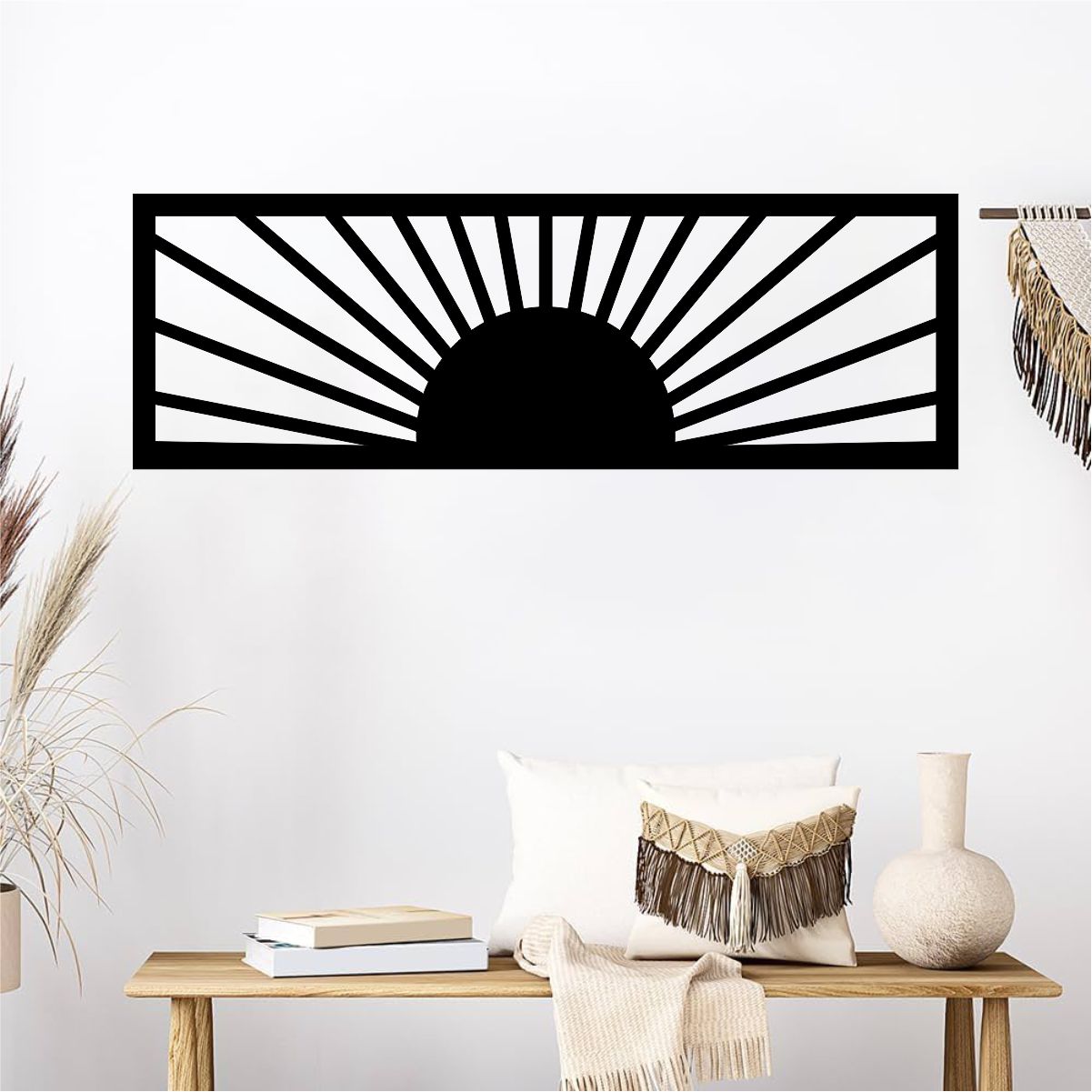 Wooden Sunrise Design Wall Art | For Wall Decoration