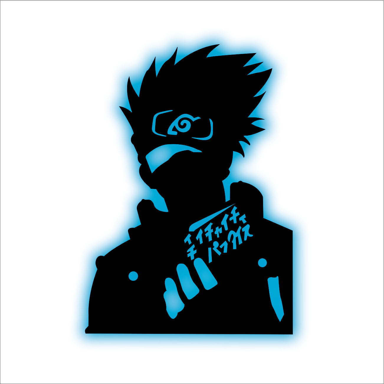 Kakashi Backlit wall Art