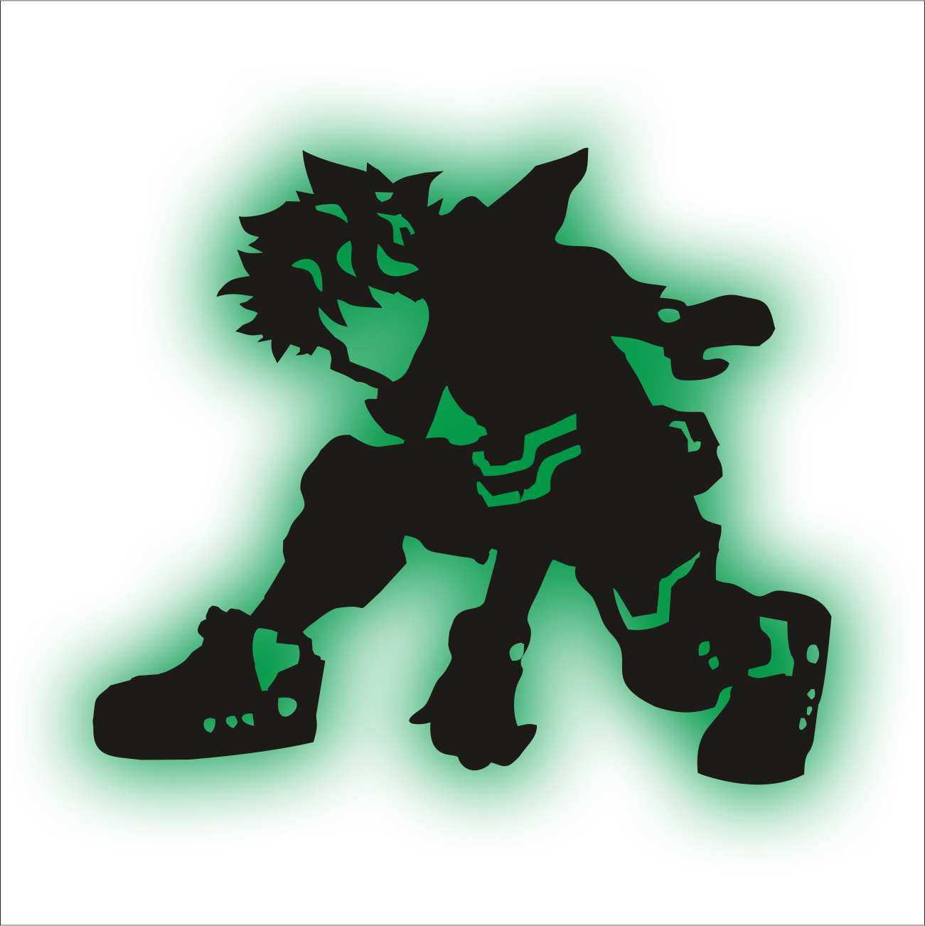 Izuku Midoriya Engineered Wood Green Anime Themed Wall Hanging