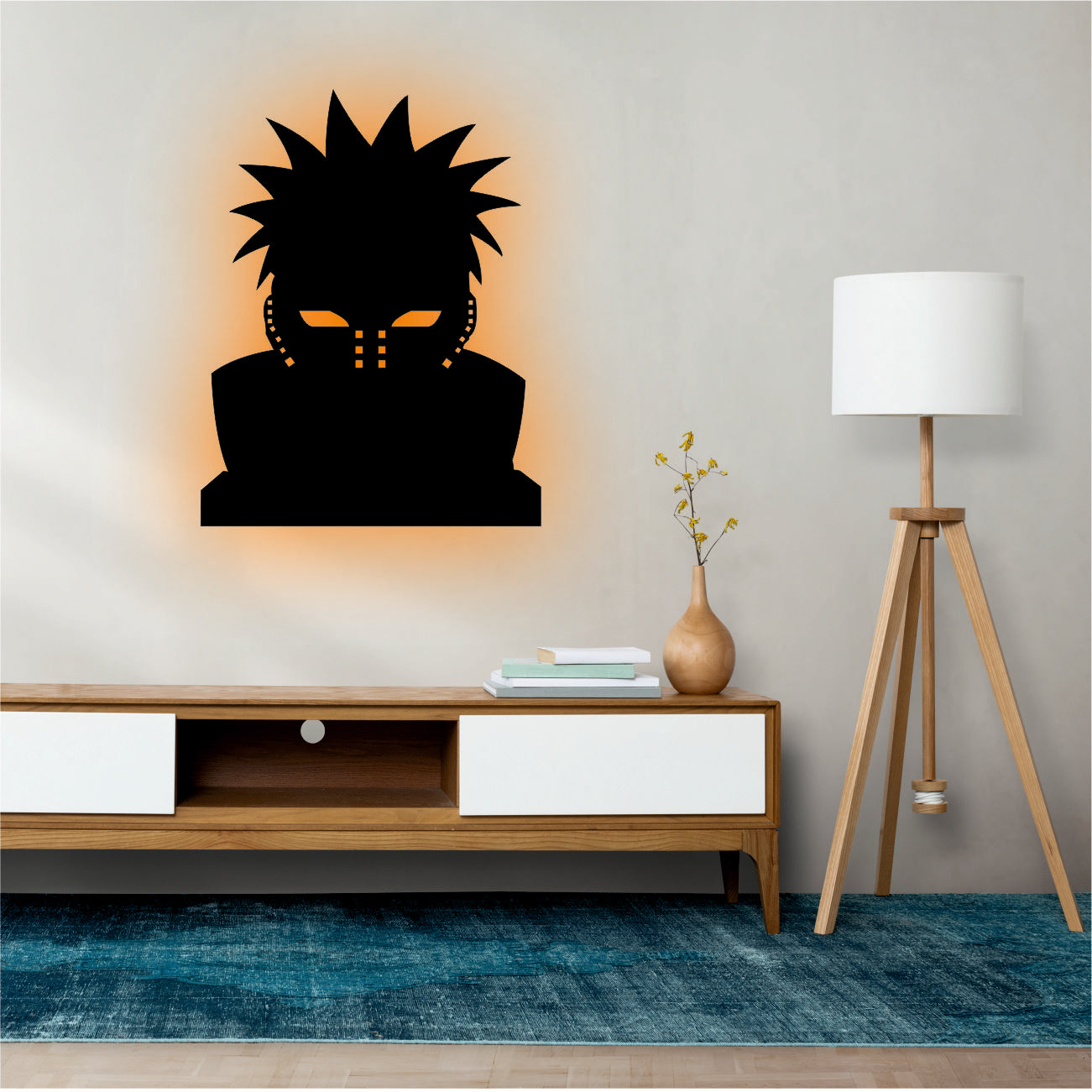 Pain Backlit wall Decor | Naruto | Anime walll Decor