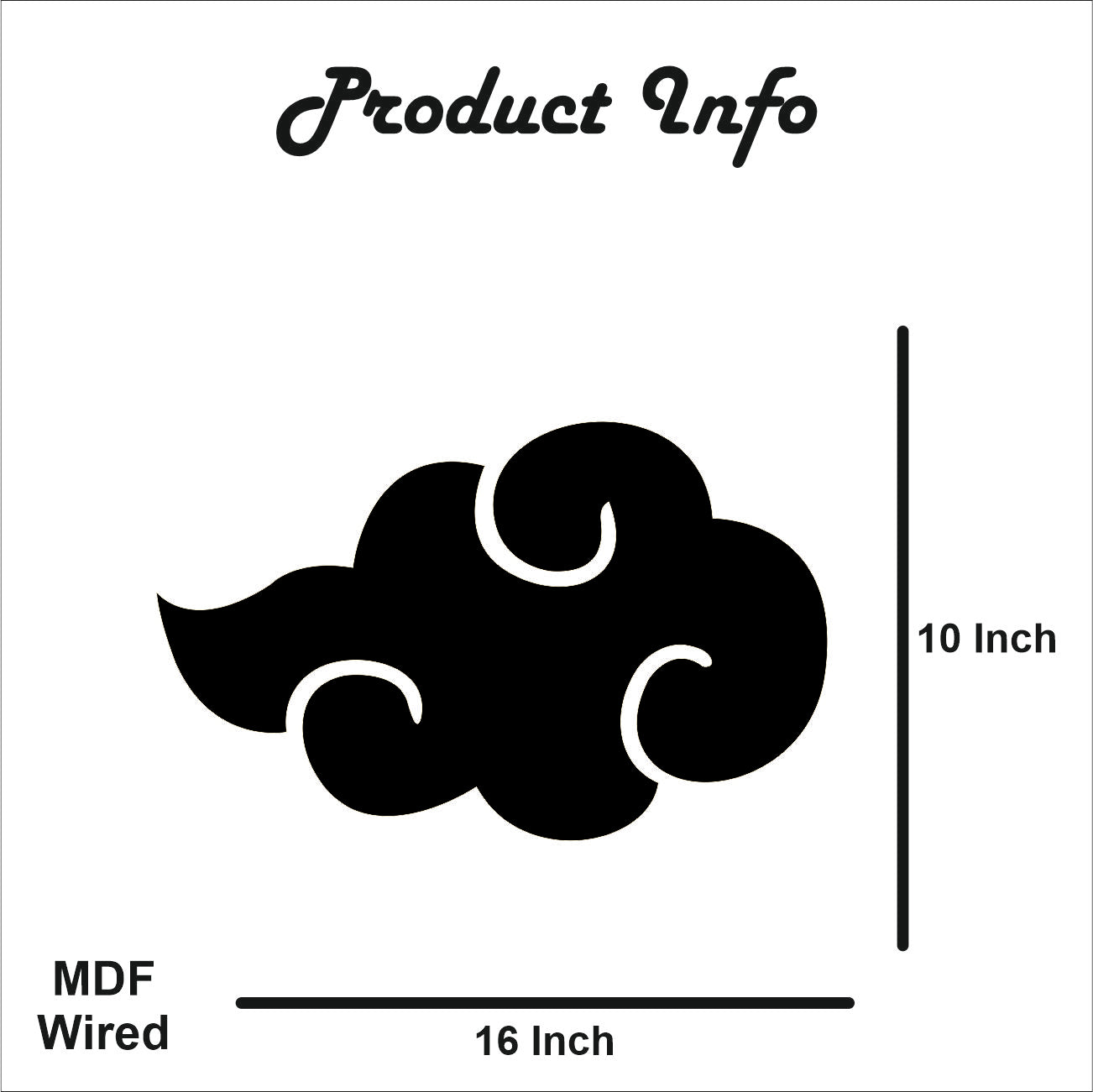 Akatsuki Cloud Backlit Wall Art