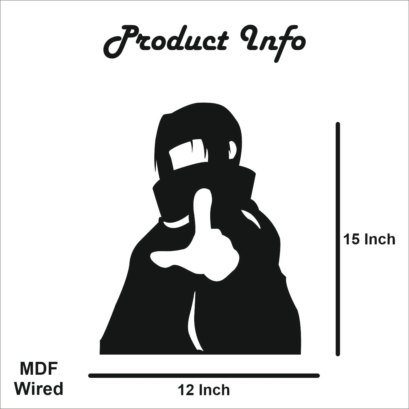 Itachi Backlit Wall Art