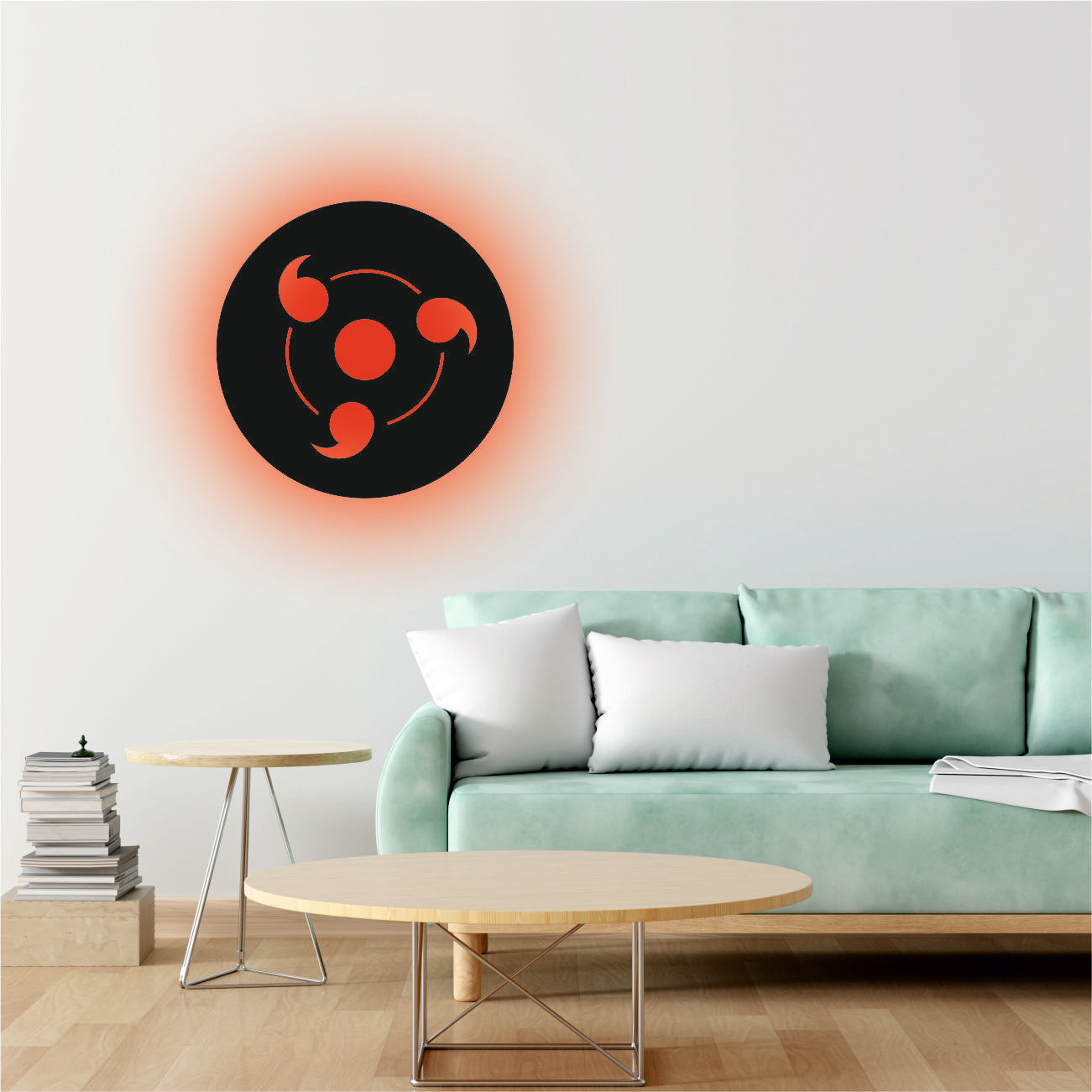 Sharingan Backlit Wall Art