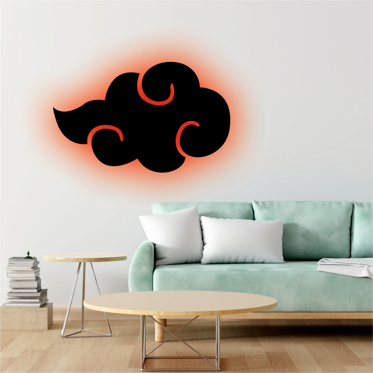 Akatsuki Cloud Backlit Wall Art