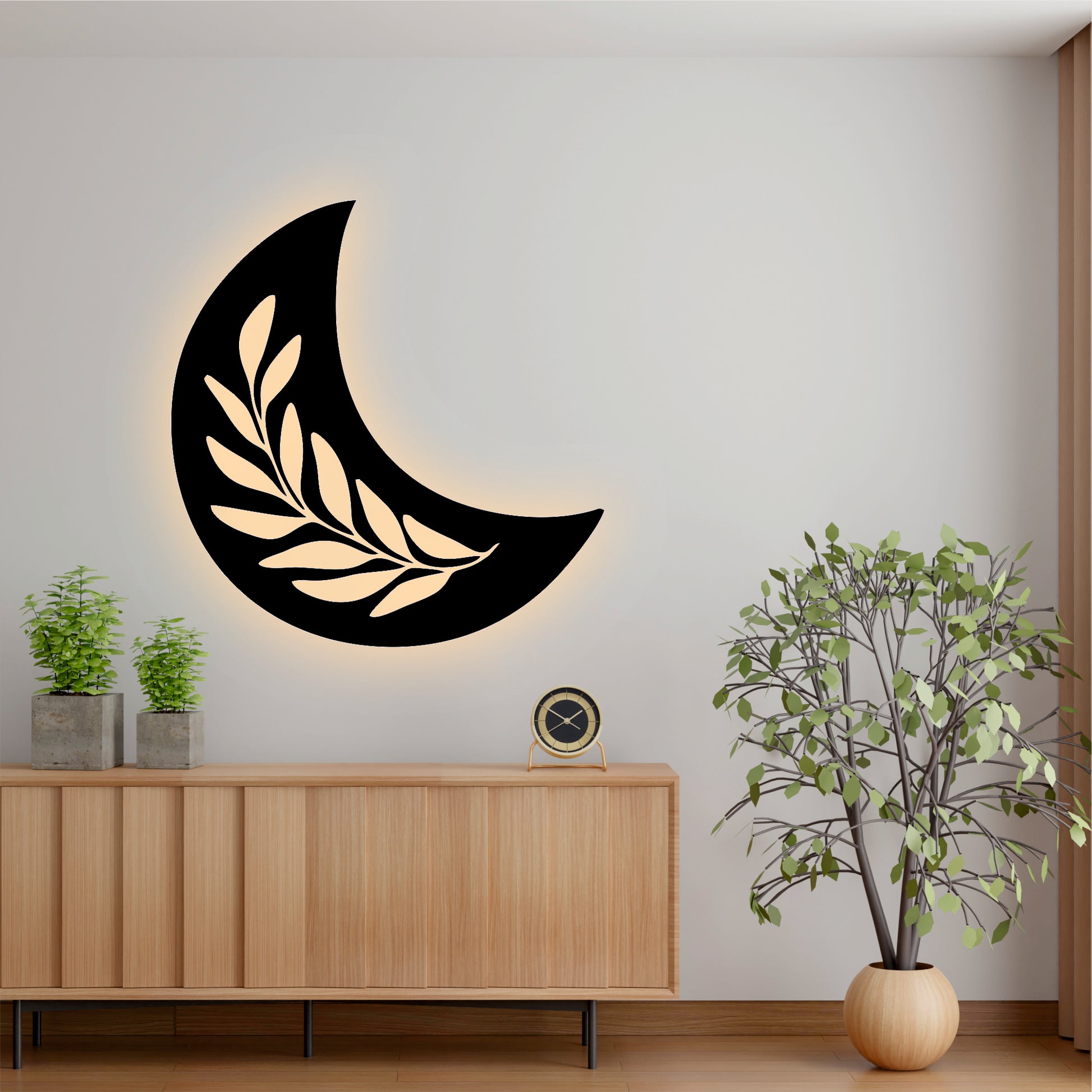 Black Space Moon Wall Art Free Space Themed Decor