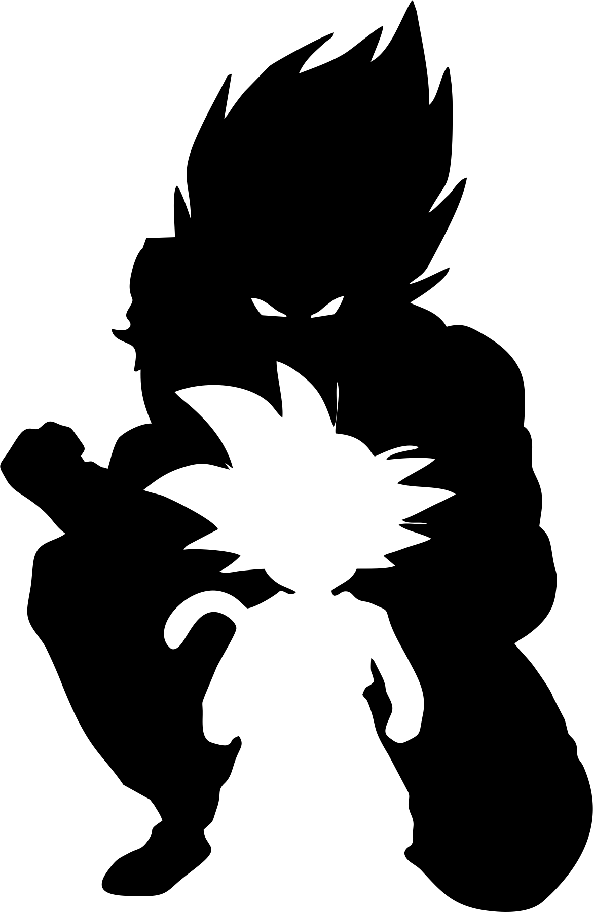 Goku Backlit Engineered Wood  Yellow Anime Themed Free Anime Wall Hanging