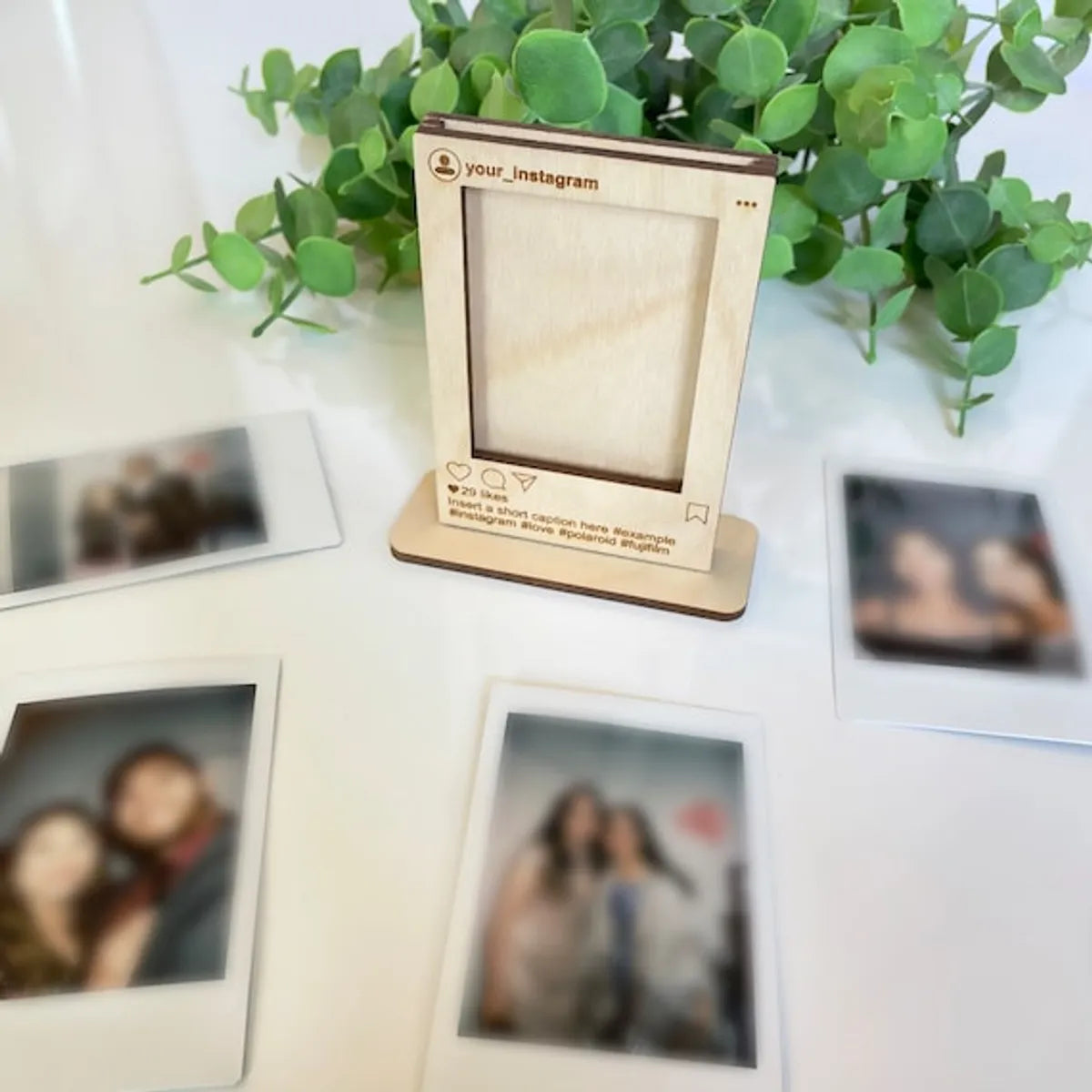Wooden Instagram Photo Stand Mdf Wooden Personalised Item For Any Space