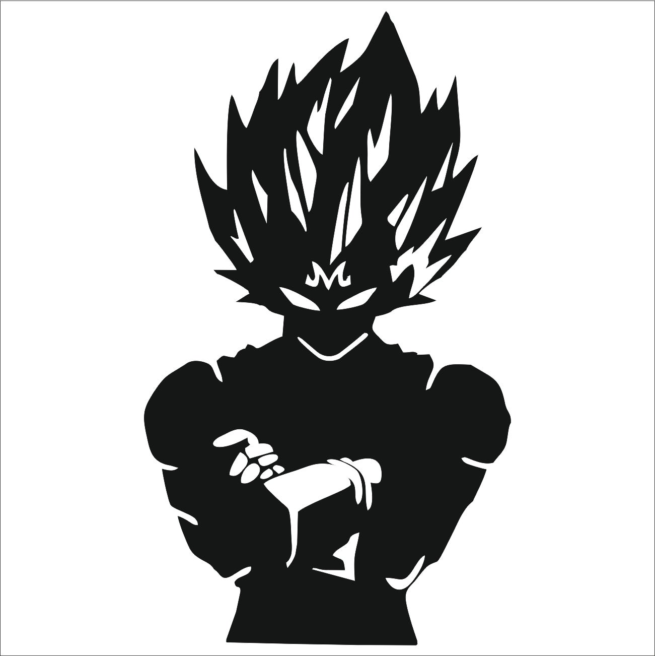 Vegeta Anime Themed Anime Wall Hanging