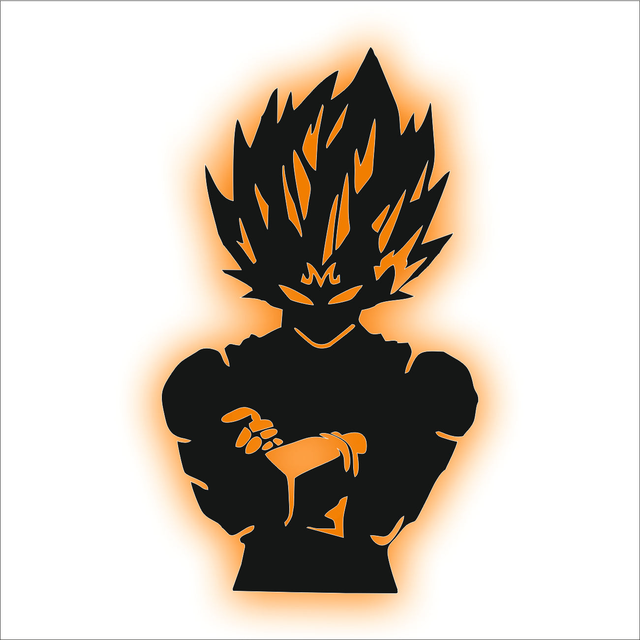Vegeta Anime Themed Anime Wall Hanging