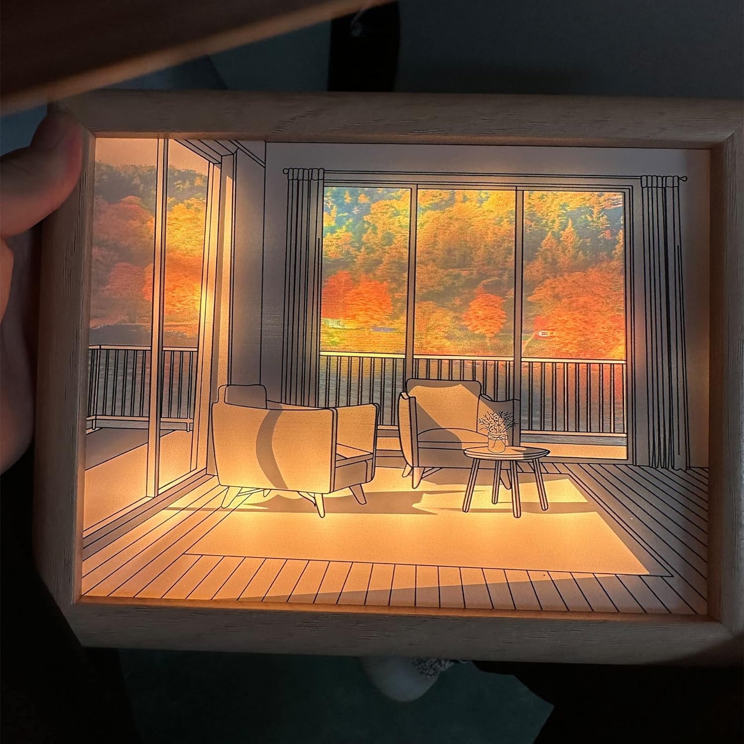 Light Painting Decoration Frame