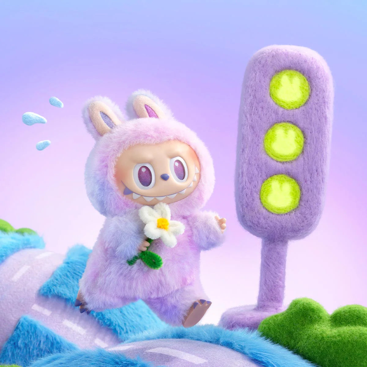 Labubu Doll Big Into Energy Plush Blind Box Vinyl Figures ( Pack Of 1 )