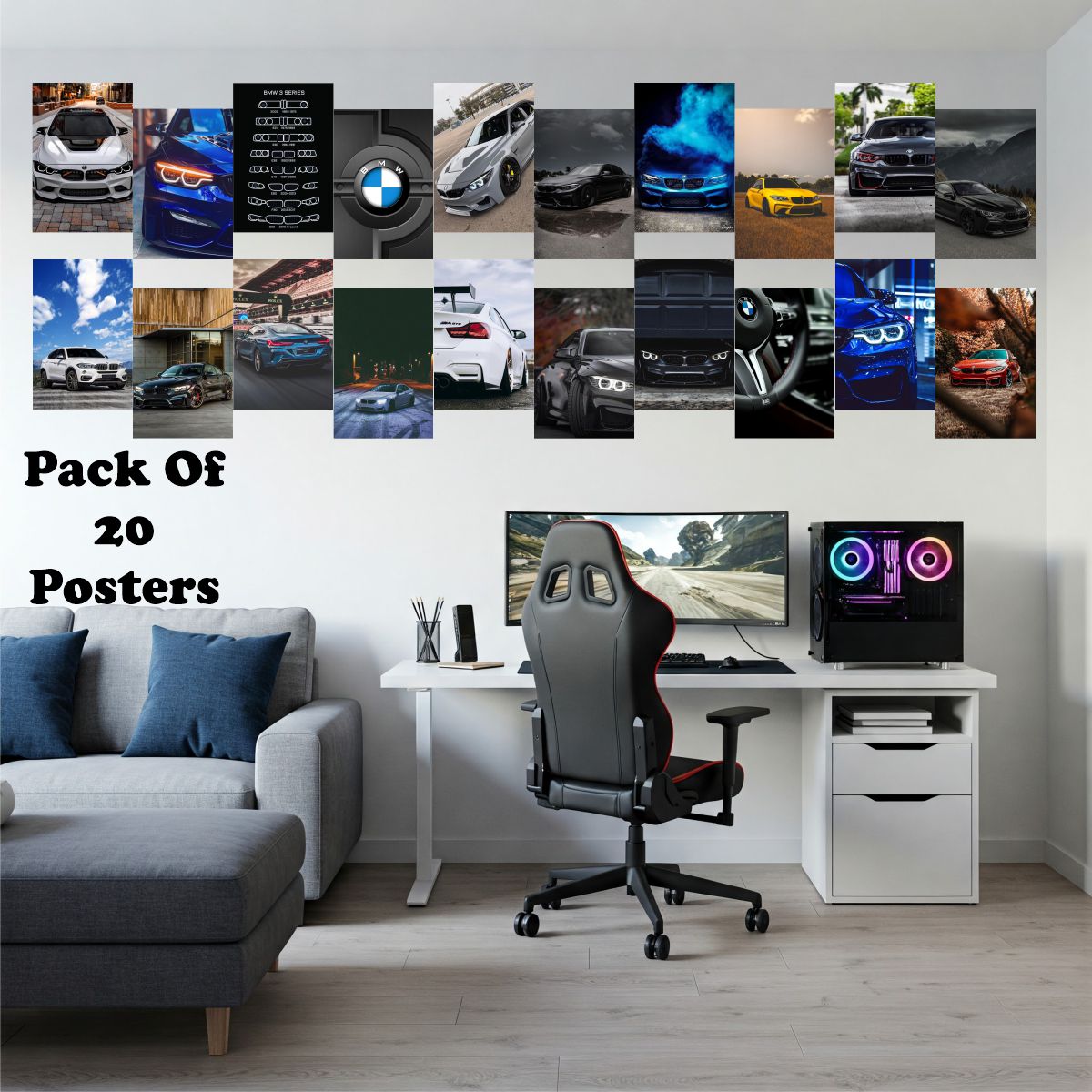 BMW Posters A4 Size Pack Of 20