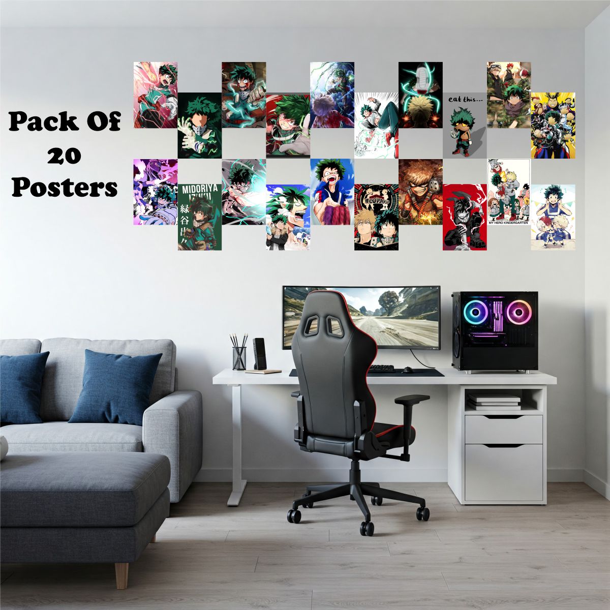 My Hero Academia Poster A4 Size Pack of 20