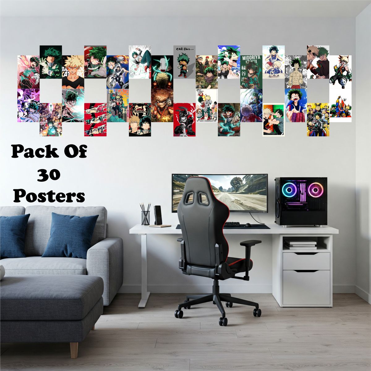 My Hero Academia Poster A6 Size  Pack of 30
