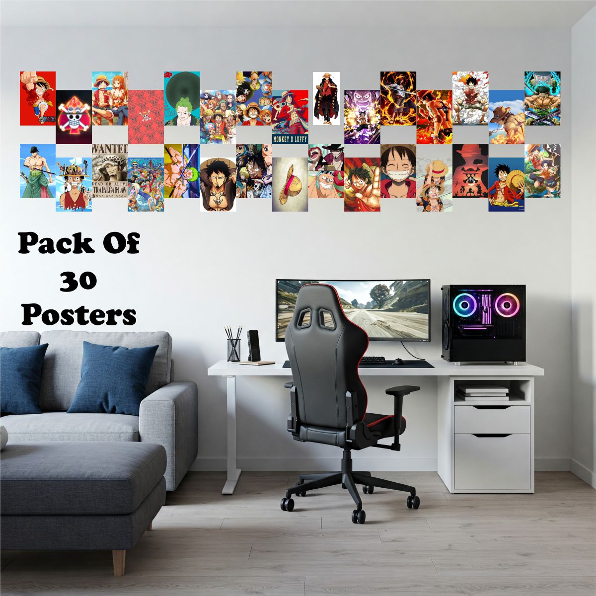 One Piece Poster A6 Size Pack Of 30