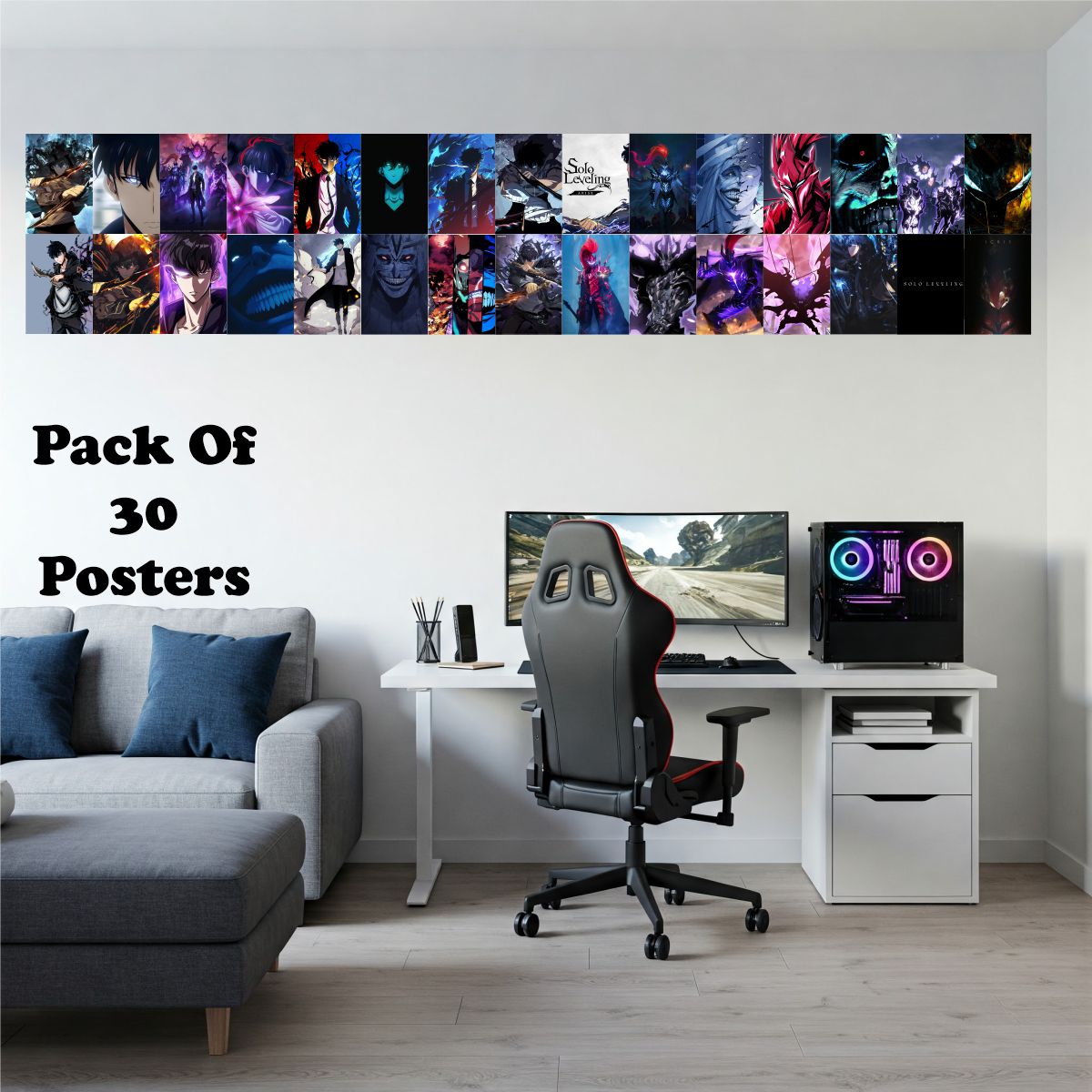 Solo Leveling Posters A6 Size  Pack Of 30