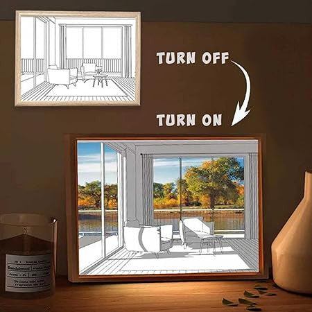 Light Painting Decoration Frame