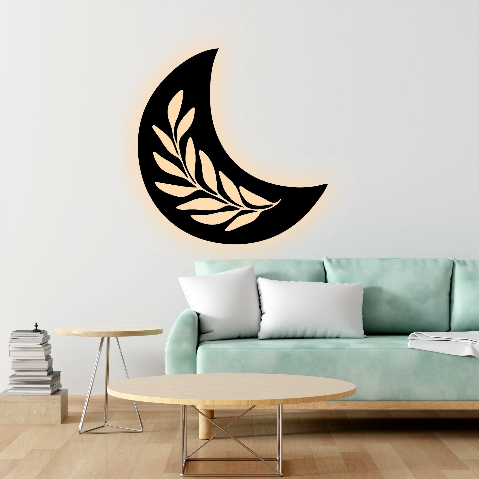 Black Space Moon Wall Art Free Space Themed Decor