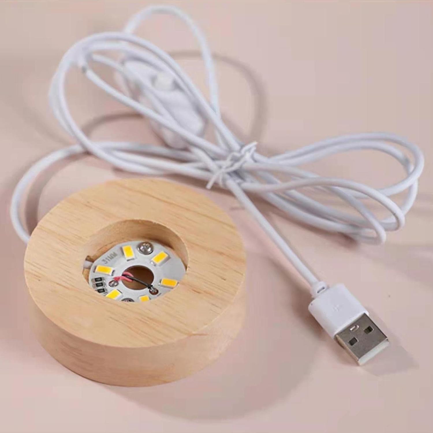 3D Crystal Ball Night Lamp(Mix)(6 cm)