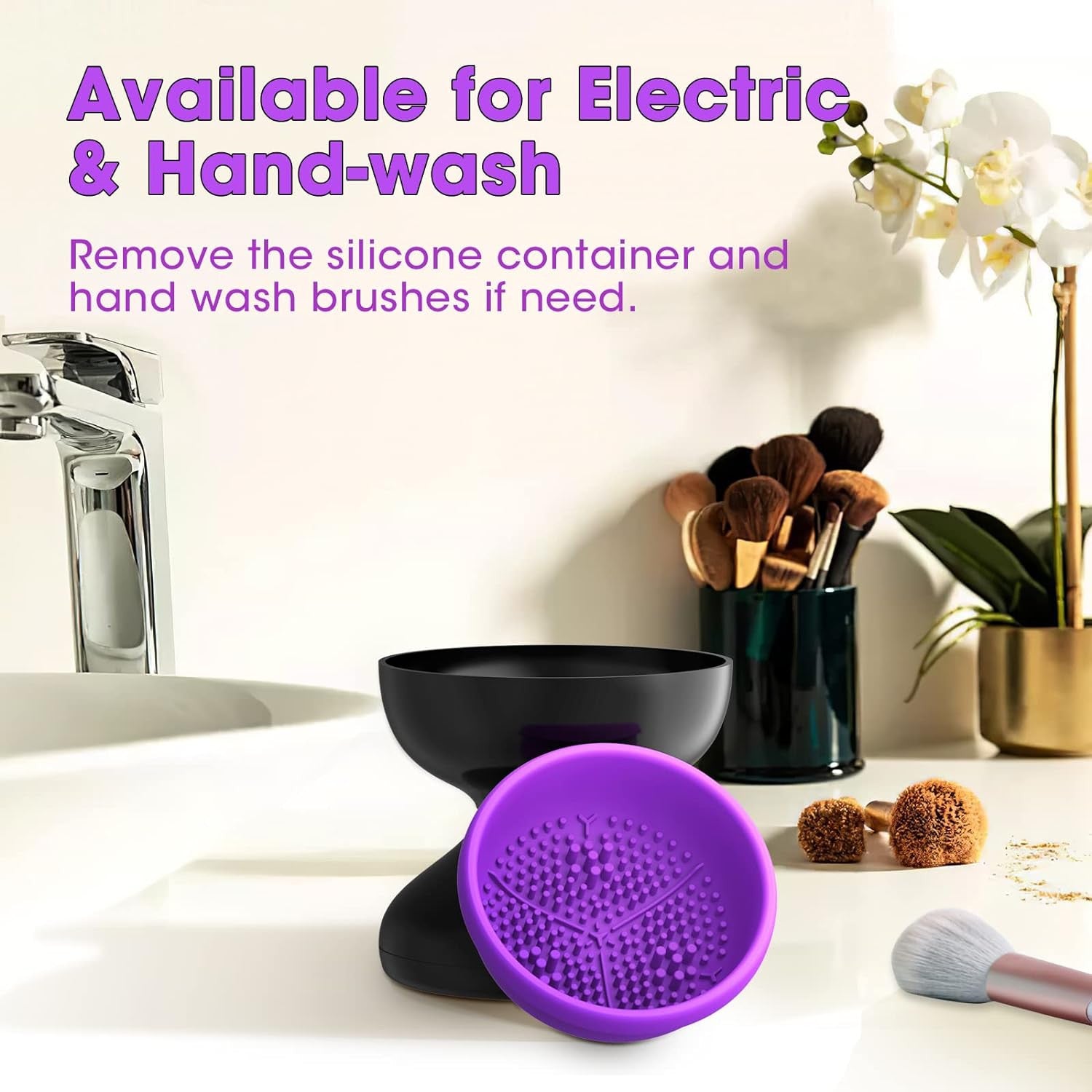 Electric Makeup Brush Cleaner