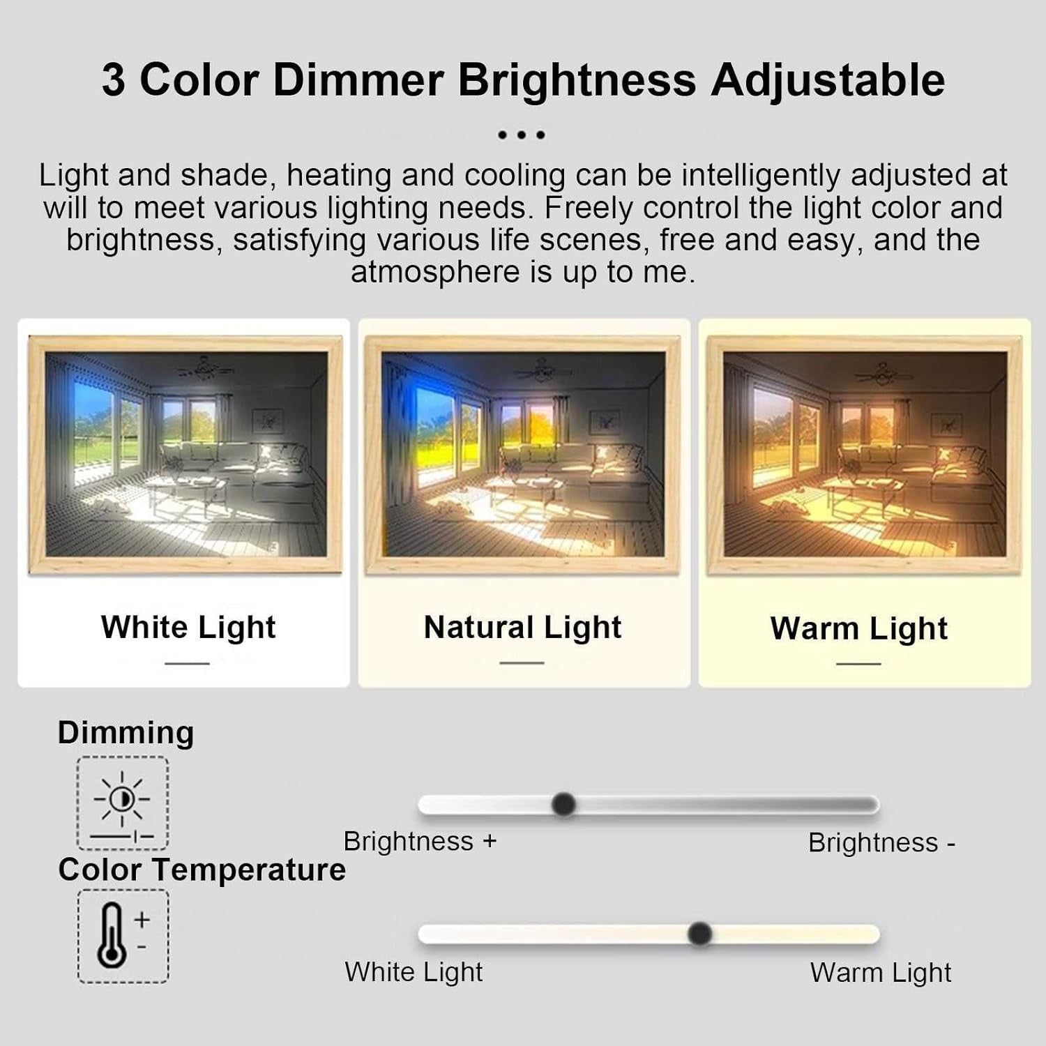 Light Painting Decoration Frame