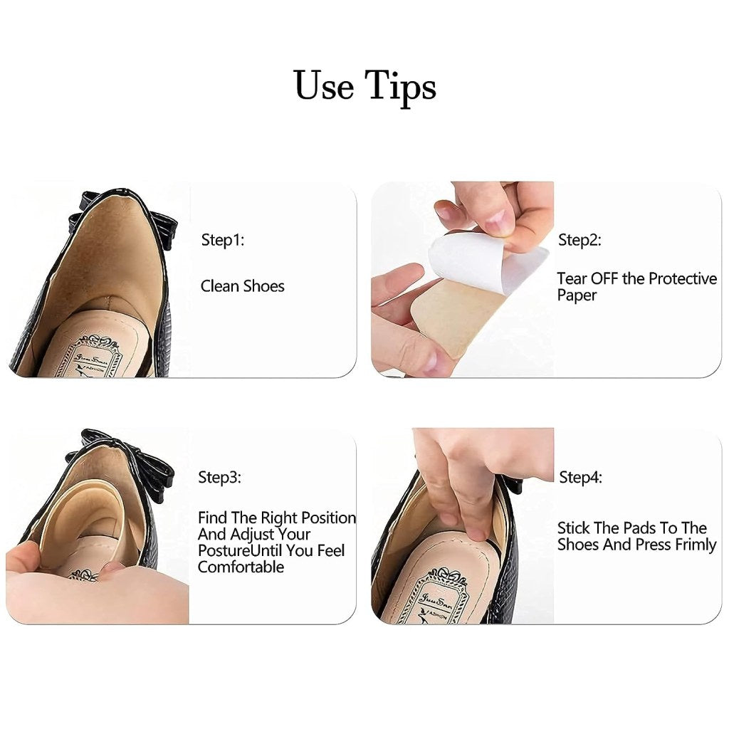 Heel Liner Grips Cushions Inserts for Loose Shoes Shoe Insoles 10 Pair Personal Care
