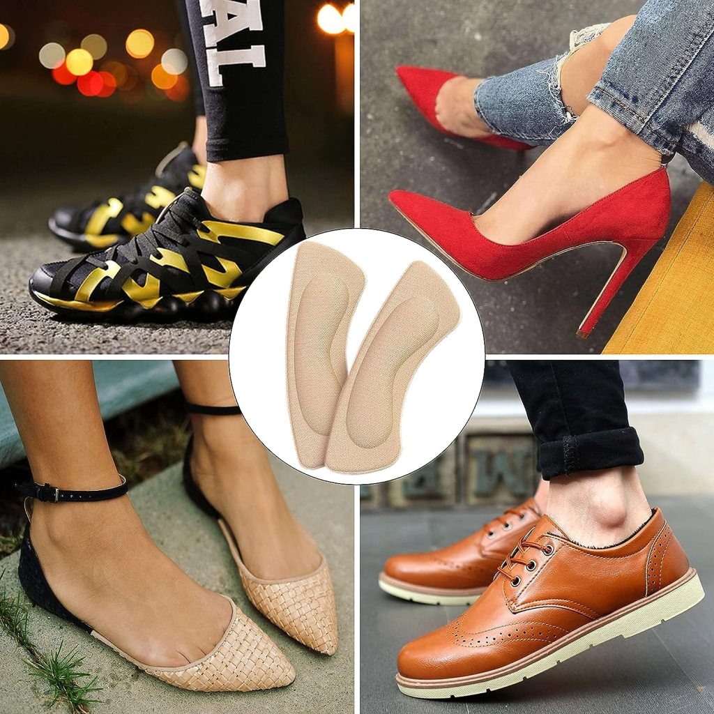 Heel Liner Grips Cushions Inserts for Loose Shoes Shoe Insoles 10 Pair Personal Care