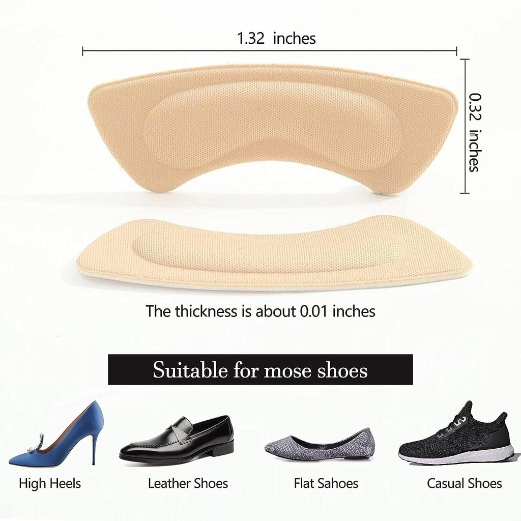 Heel Liner Grips Cushions Inserts for Loose Shoes Shoe Insoles 10 Pair Personal Care