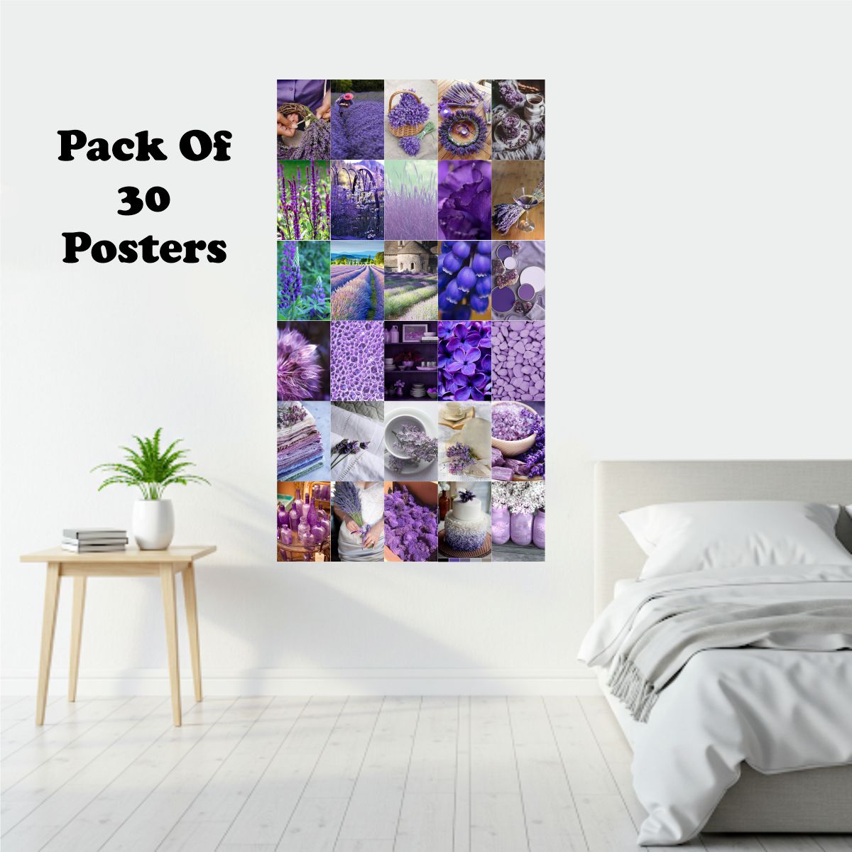 Lavender Poster A6 Size pack of 30