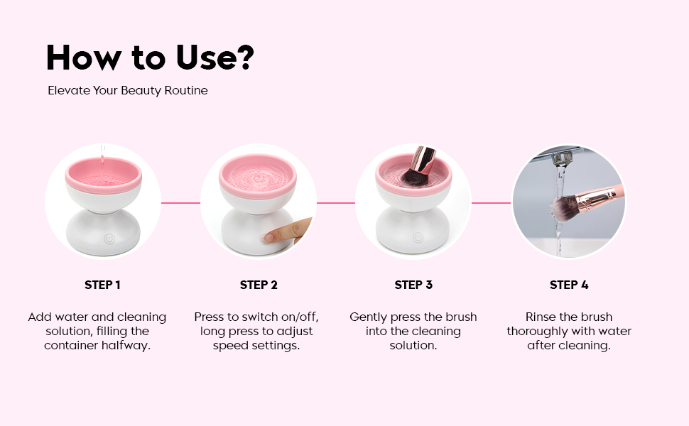 Electric Makeup Brush Cleaner