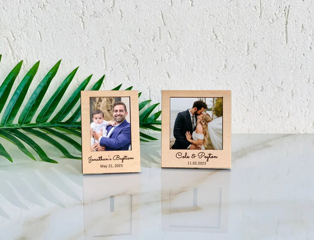 Wooden Mini Customisable Photo Frame Personalised Item For Any Space